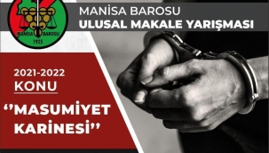 Manisa Barosu'ndan ödüllü makale yarışması