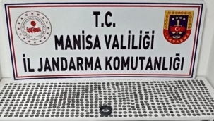 Manisa'da jandarmadan tarihi eser operasyonu