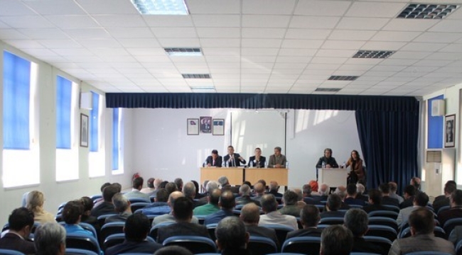 Okul müdürleri bilgilendirme toplantısına katıldı