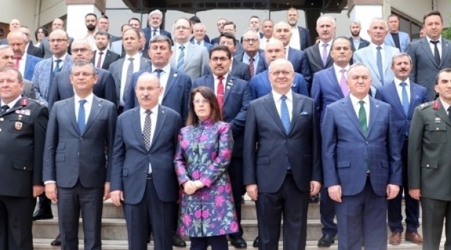 Protokol bayramlaştı