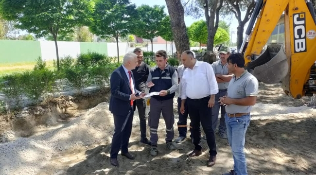 Saruhanlı 'da çamlık alanda yeni düzenleme