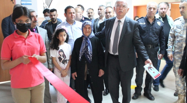 Şehit er Dönmez kütüphanesi açıldı
