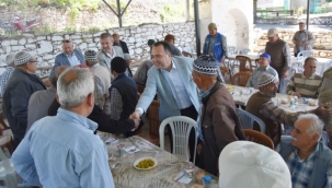 Üç mahalleyi ziyaret eden başkan Dutlulu,vatandaşlarla görüştü