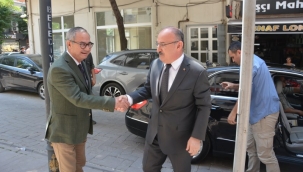 Vali Karadeniz'den MESOB başkanı Geriter'e ziyaret