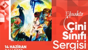 Akhisar'da çini sınıfı sergisi