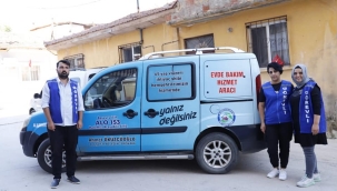 Alaşehir belediyesinin evde bakım hizmeti sürüyor