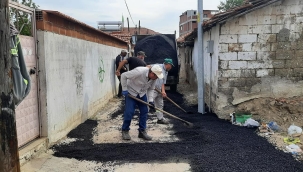 Alaşehir'de mahalleler asfaltlanıyor