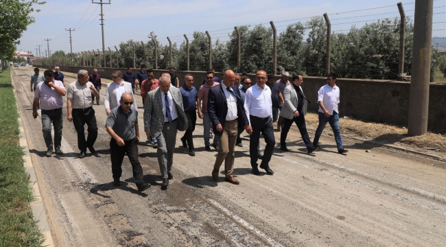 Başkan Akın çalışmaları denetledi