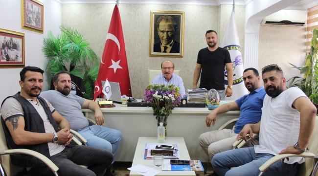 Başkan Akyüz'e ziyaret