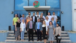 Başkan Eryılmaz'dan baro başkanı Rona'ya ziyaret