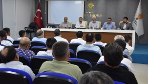 Başkan Hızlı'nın ,birim başkanları toplantısı