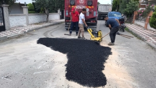 Bozulan kentiçi ve arazi yolların bakım ve onarımı tamamlandı