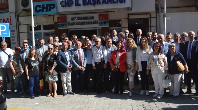 CHP'li 20 parti meclis üyesi Manisa'da