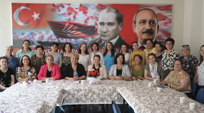 CHP'li kadın yöneticiler Salihli'de toplandı