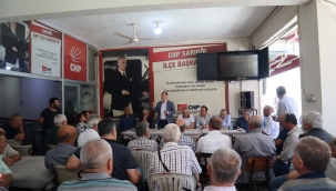 CHP'liler zarar göre üzüm üreticileriyle buluştu