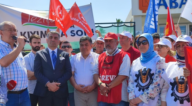 CHP'lilerde destek verdi
