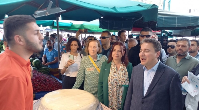 Deva lideri Manisa'da esnaf ziyaretlerine başladı