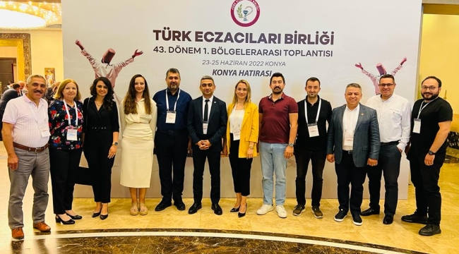 Eczacıların 43. dönem 1.bölgelerarası toplantısı Konya'da yapıldı