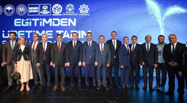 "Eğitimden üretime tarım" çalıştayı yapıldı