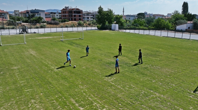 Emin Ali Otal ,spor sahası açıldı