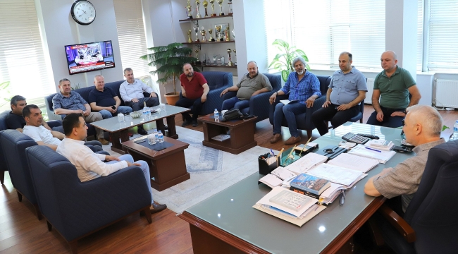 Esnaf odaları başkanlarından Bilgin'e ziyaret
