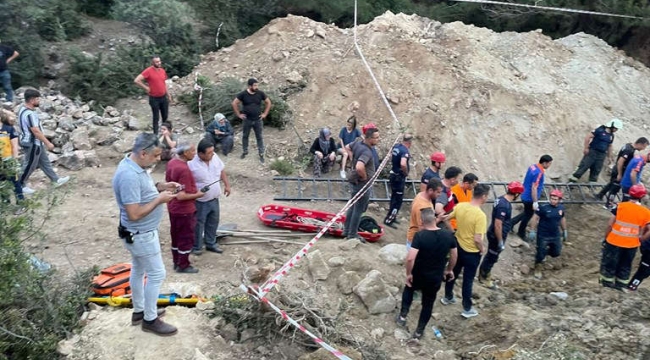 Gölmarmara'da göçük altıda kalan iki işçi yaşamını yitirdi