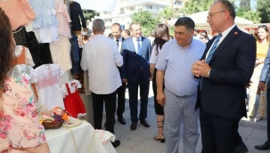 Halk eğitim sergisi açıldı