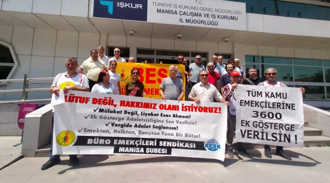 İşçiler eylemde fotoğraflar Namık Pekdiker