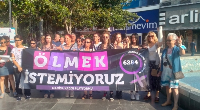 Kadınlar eylemde Fotoğraflar :Namık Pekdiker