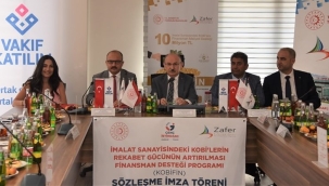 Kobilerin rekabetini arttıracak 11 milyon liralık 11 proje için imzalar atıldı
