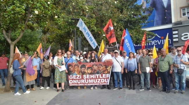 Manisa'da gezi şehitleri anıldı