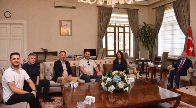  Manisa Gastronomi derneği yöneticileri valiyle tanıştı