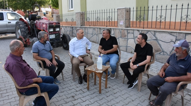Müdür Öztürk'ten üretici ziyareti