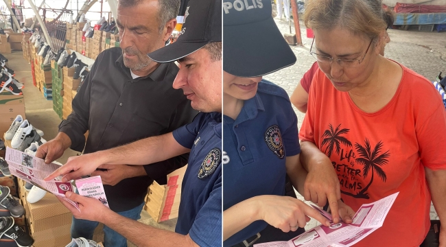 Polis Saruhanlı 'da ve Alaşehir'de iş başında