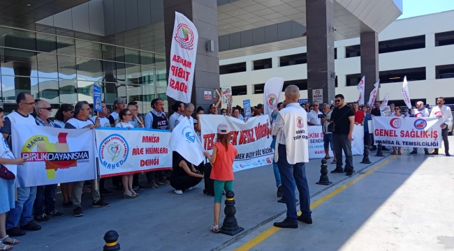 sağlıkçılar iş bıraktı