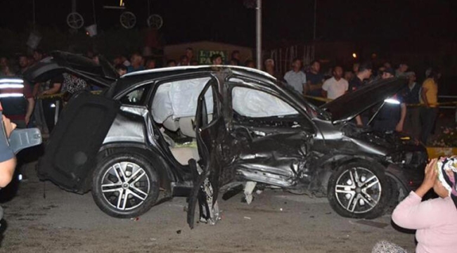 Salihli'de kaza birkişi öldü,6 kişi yaralandı