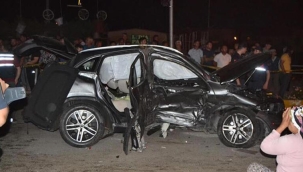 Salihli'de kaza birkişi öldü,6 kişi yaralandı