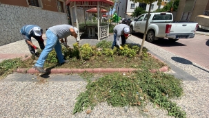 Saruhanlı 'da bakım onarım ve temizlik çalışması