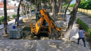 Saruhanlı 'da Ekinci parkı yenileniyor