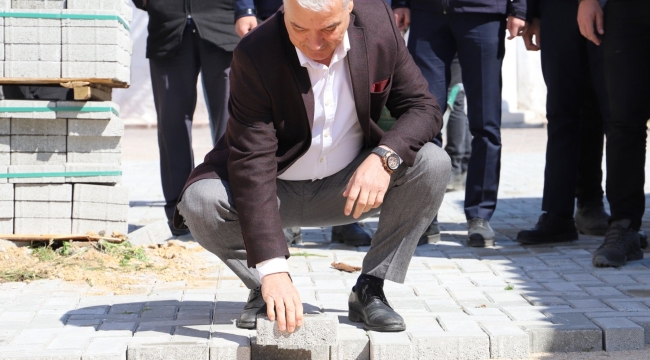 Saruhanlıda taş kaplama 