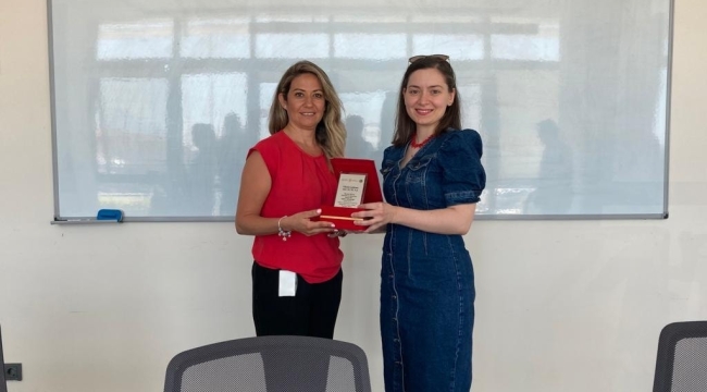 TSO'dan eğitime katkı sağlayan Tırsana plaket