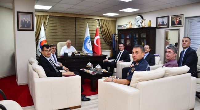 TUTSO başkanı Aydın ziyaretçilerini ağırladı