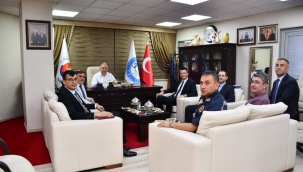 TUTSO başkanı Aydın ziyaretçilerini ağırladı