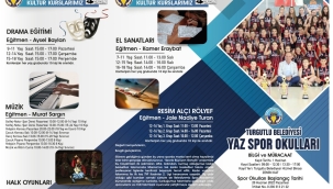 Yaz spor okulları ve Kültür Kurslarına Kayıtları başladı