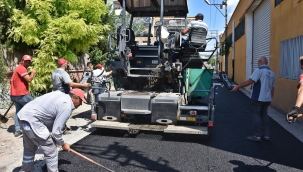 Akhisar'da asfaltlama başladı