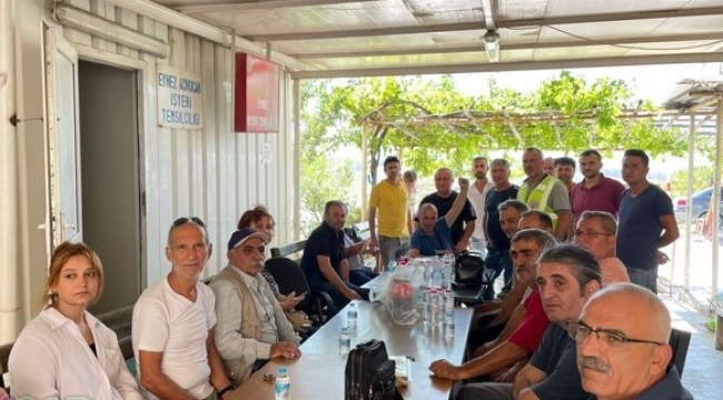 Akhisar demokrasi platformundan ELİ işçilerine destek