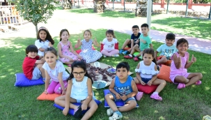 Alaşehir belediyesi çocuk atölyesi cıvıl cıvıl