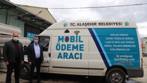 Alaşehir'de mobil vergi ödeme aracı büyük kolaylık sağladı