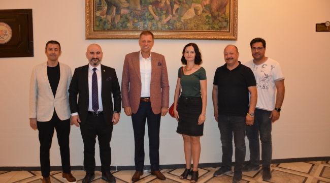 Baro yöneticileri Ticaret Borsasında