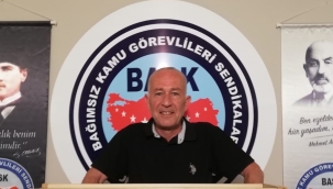 BASK Temsilcisi Yılmaz''Doğru sendikacılık bir partinin kontrolünde yapılmaz''